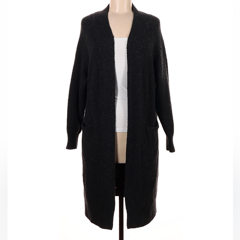 Universal Thread Charcoal Open-Front Cardigan - Picture 2 of 5